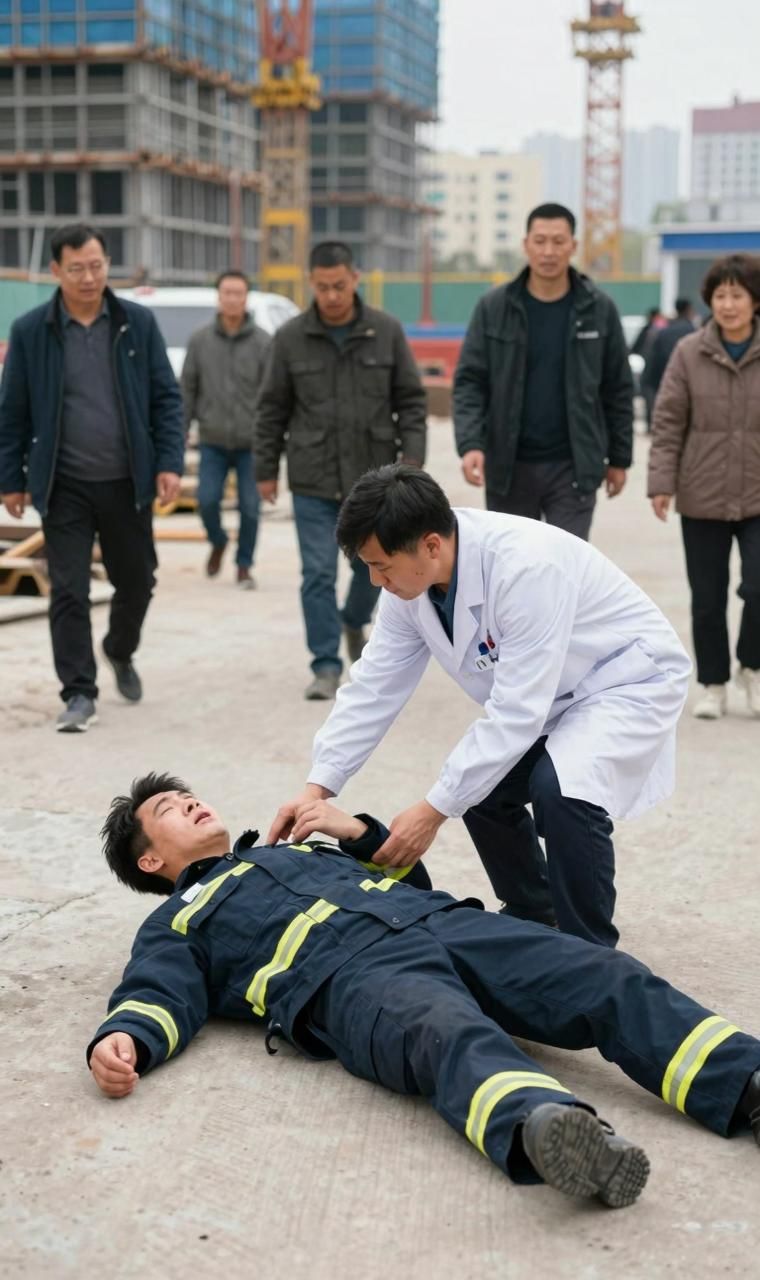 他在工地上突然倒地抽搐周围人全跑了 - 康顺宁陪诊