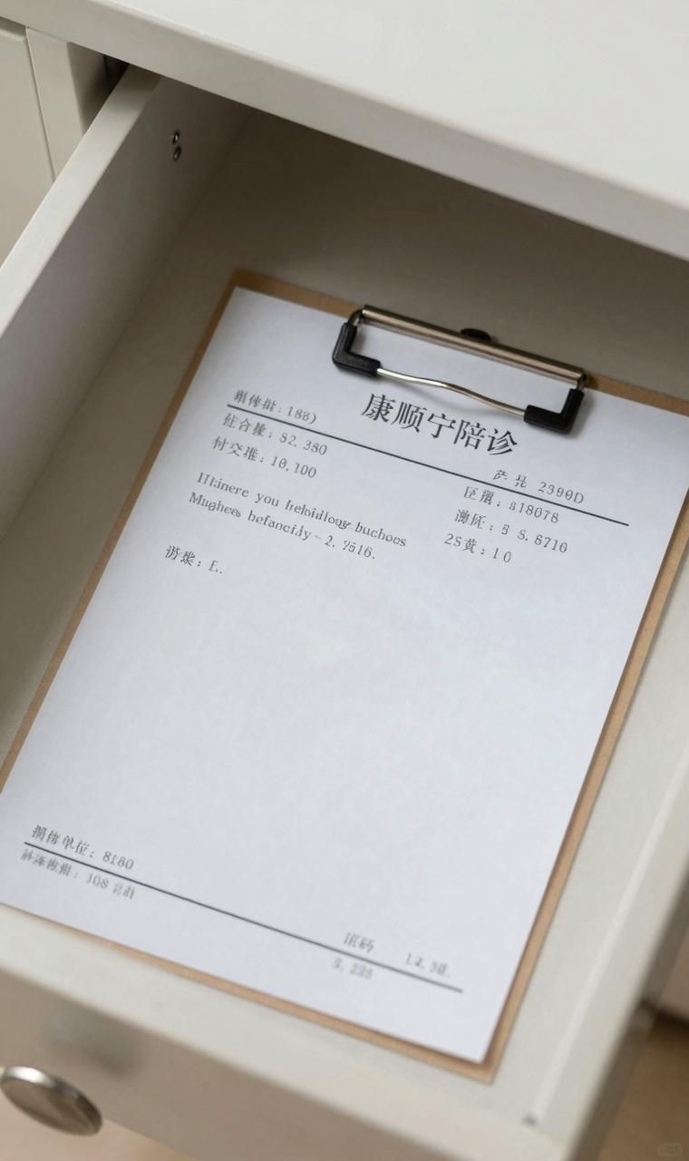 一张体检单在抽屉里锁了两年没敢拆 - 康顺宁陪诊
